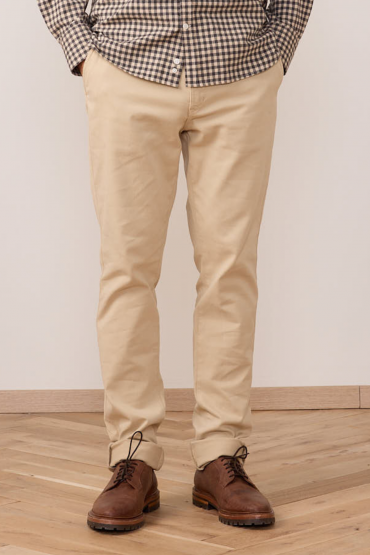 Pantalon Slim Joe Beige