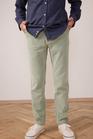 Pantalon Sundy en velours côtelé Vert De Gris